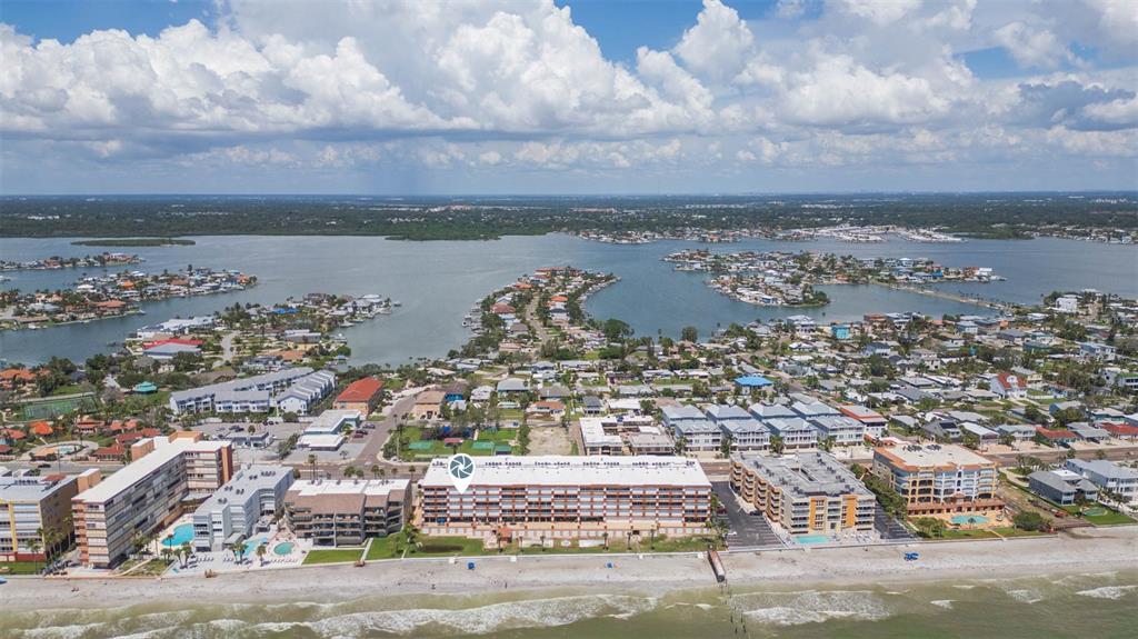 16326 Gulf Boulevard, Unit 109 Redington Beach, FL 33708 - Photo 57 of 63 a view of a city with ocean