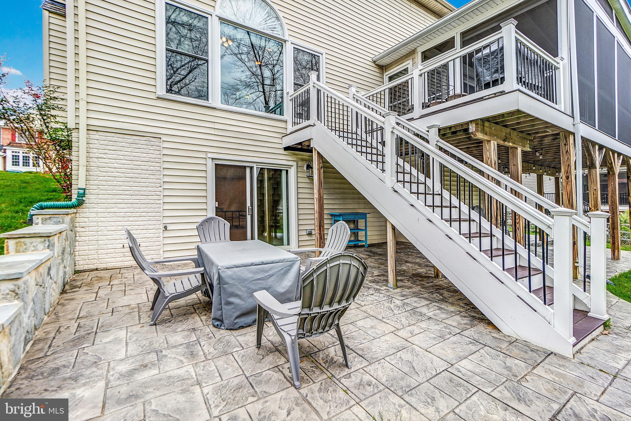 12108 Damson Drive North Potomac, MD 20878 - Photo 44 of 47 Stamped Concrete Patio