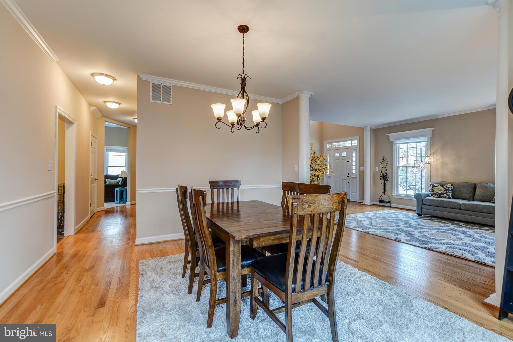 12108 Damson Drive North Potomac, MD 20878 - Photo 9 of 47 Dining Room Opening to Living Room