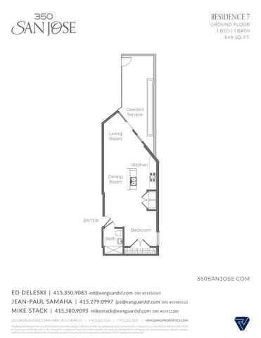 $599,000 | 350 San Jose Avenue, Unit 7, San Francisco, CA 94110