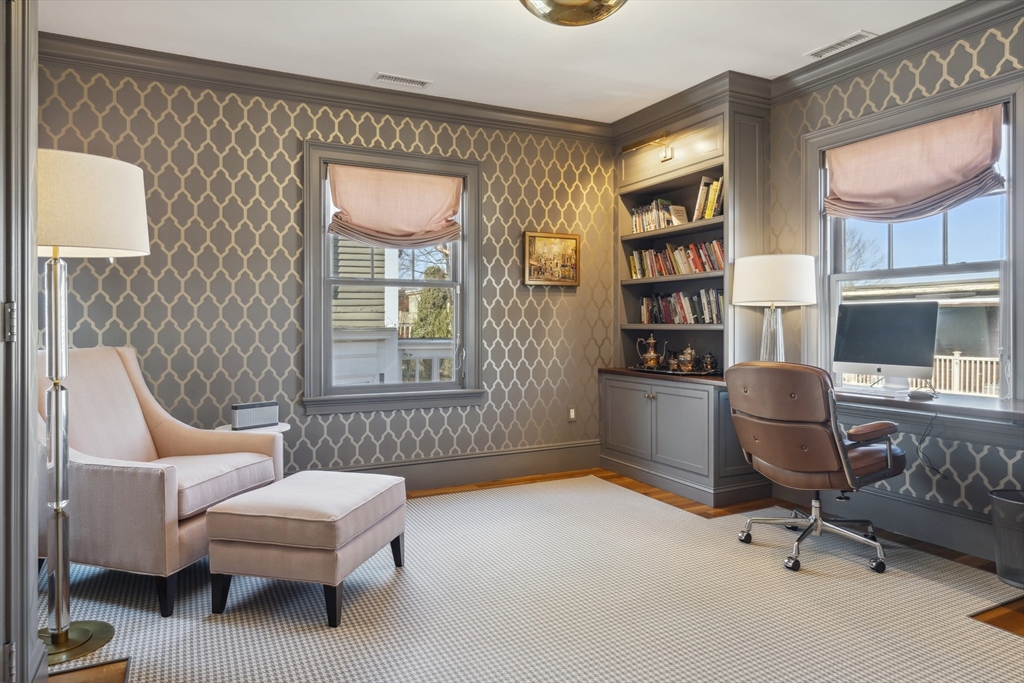 73 Upland Road Cambridge, MA 02140 - Photo 26 of 42 a living room with furniture and a window