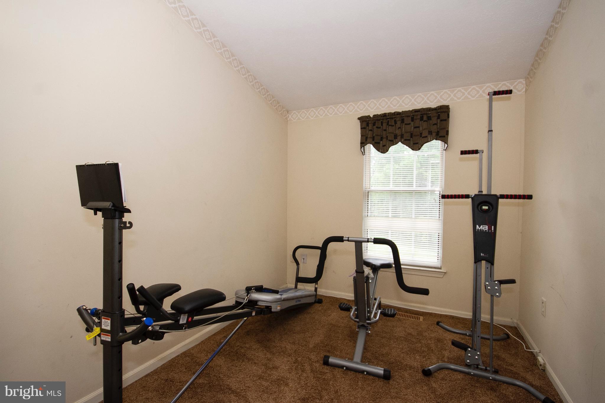 4201 Red Haven Road Baltimore, MD 21208 - Photo 14 of 29 a room with gym equipment and a faucet