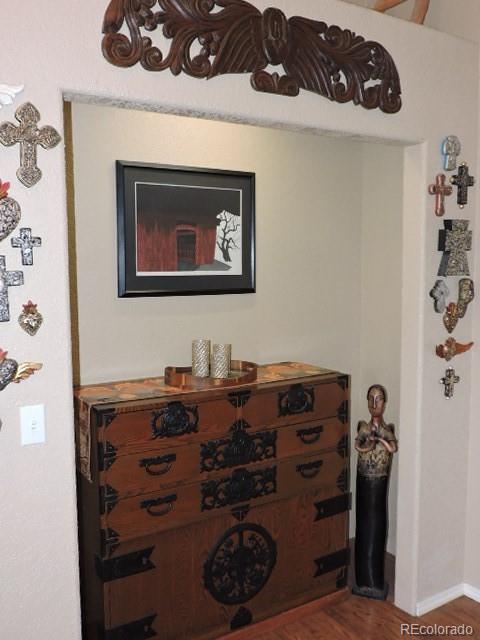 3818 Fontaine Road Fort Garland, CO 81133 - Photo 4 of 50 a bathroom with a sink and a mirror