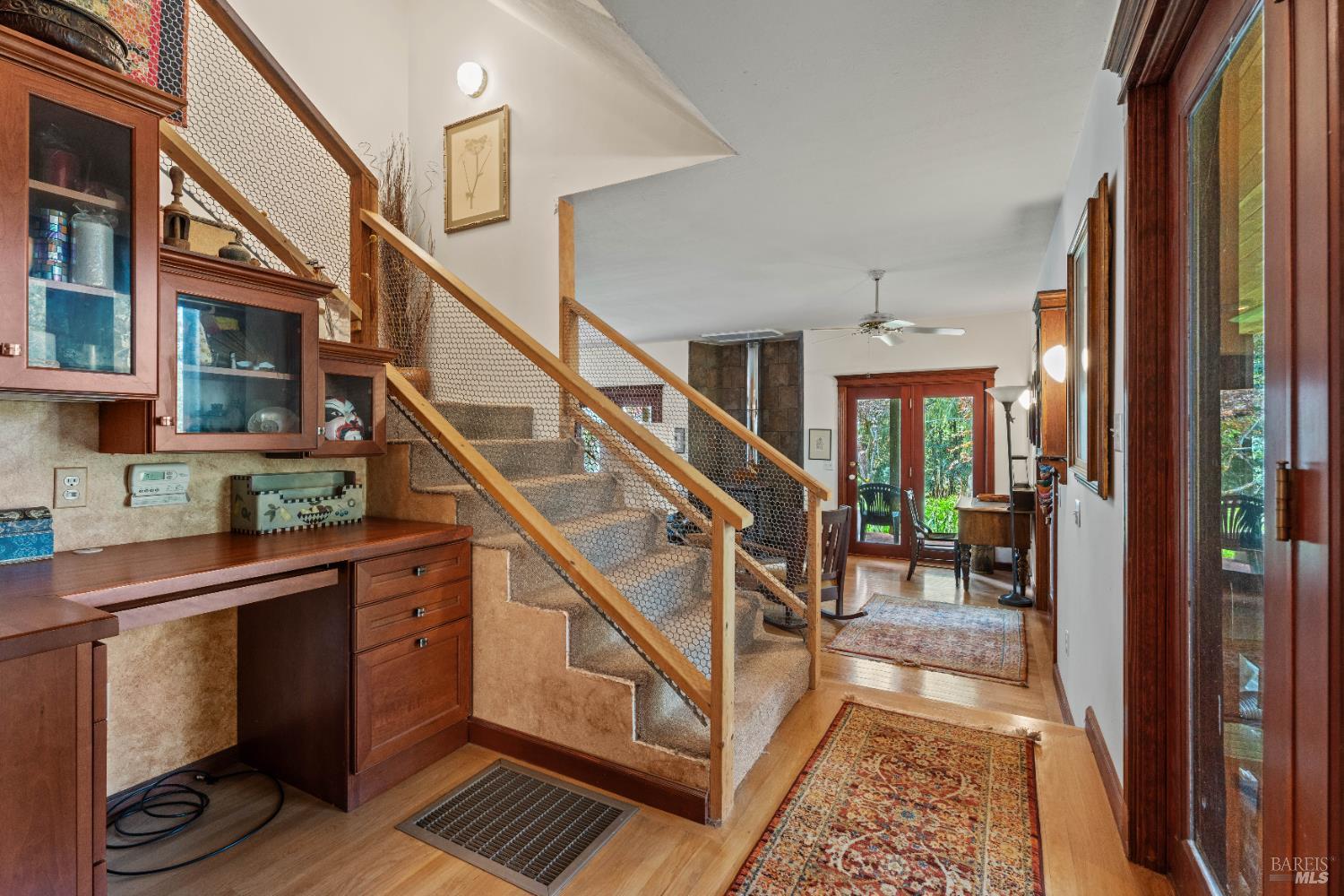 20475 Timber Road Willits, CA 95490 - Photo 11 of 38 a view of an entryway with wooden floor and windows