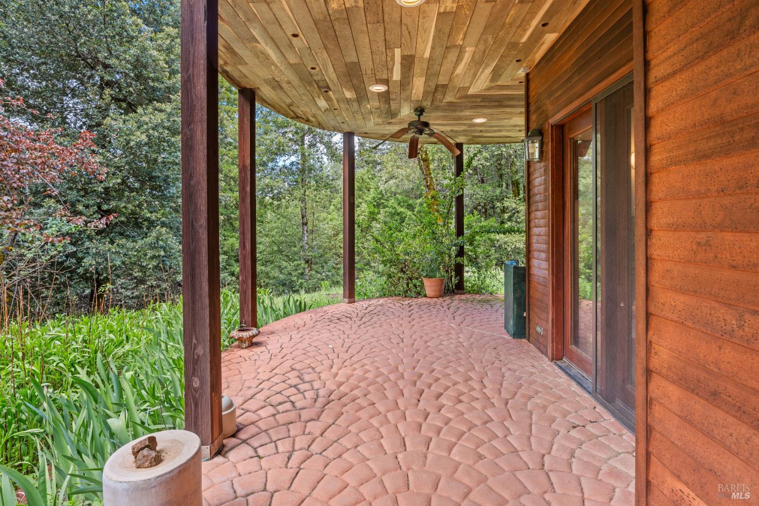 20475 Timber Road Willits, CA 95490 - Photo 25 of 38 a view of a garden from a windows