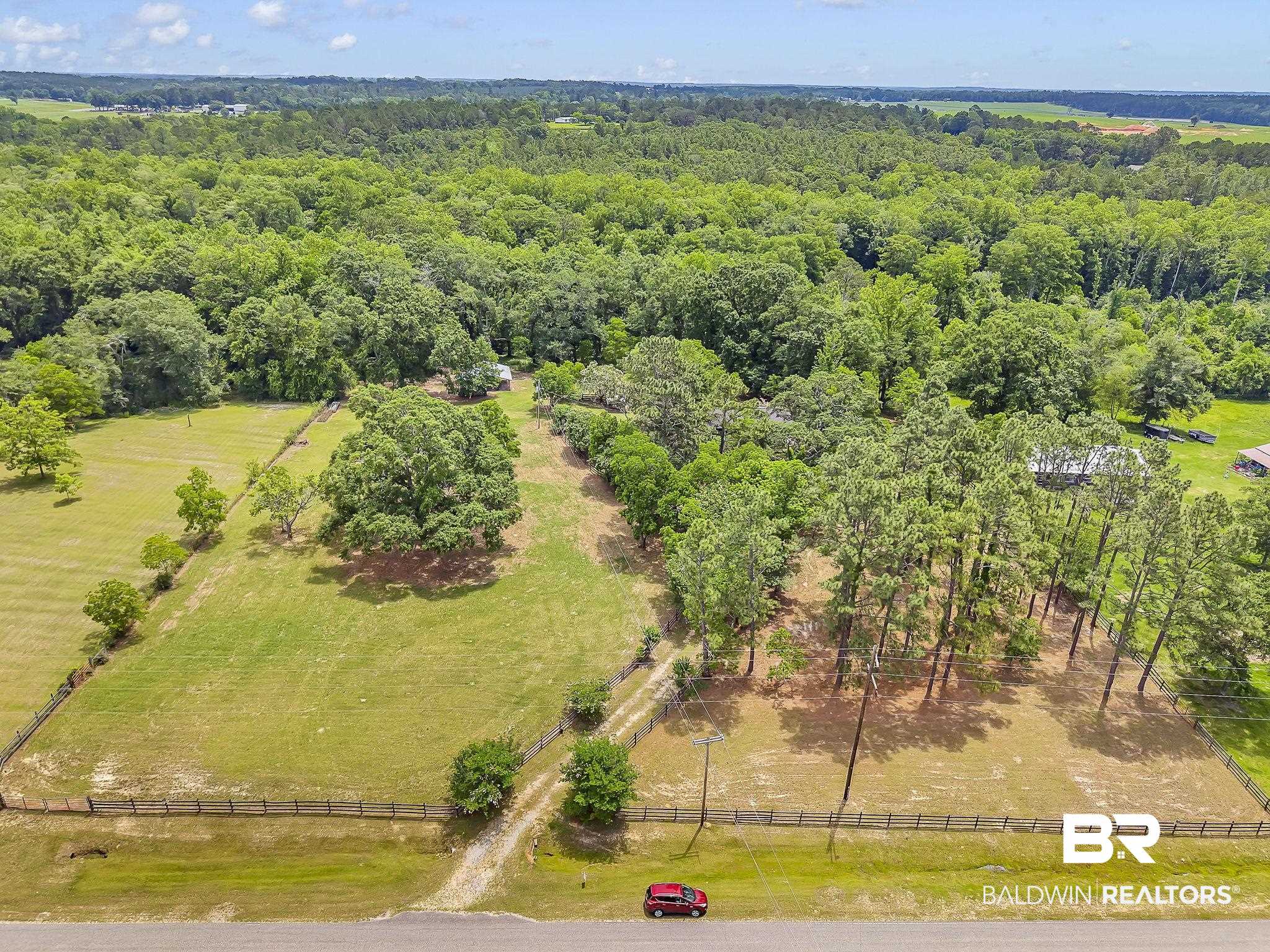18626-1 Moore Road Andalusia, AL 36420 - Photo 2 of 17 Aerial view of sparsely populated area featuring a forest