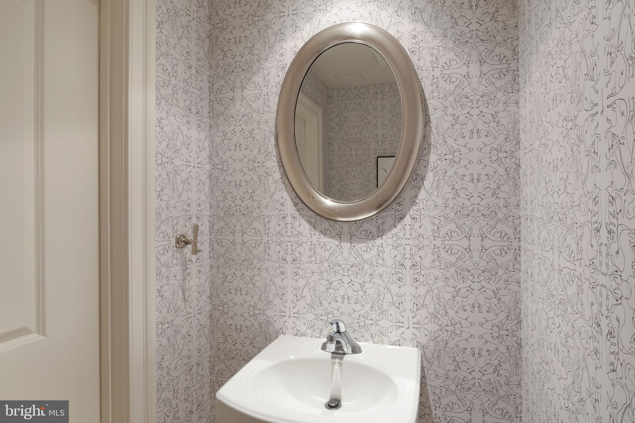 4750 41st Street Northwest Washington, DC 20016 - Photo 14 of 39 Main Level Powder Room