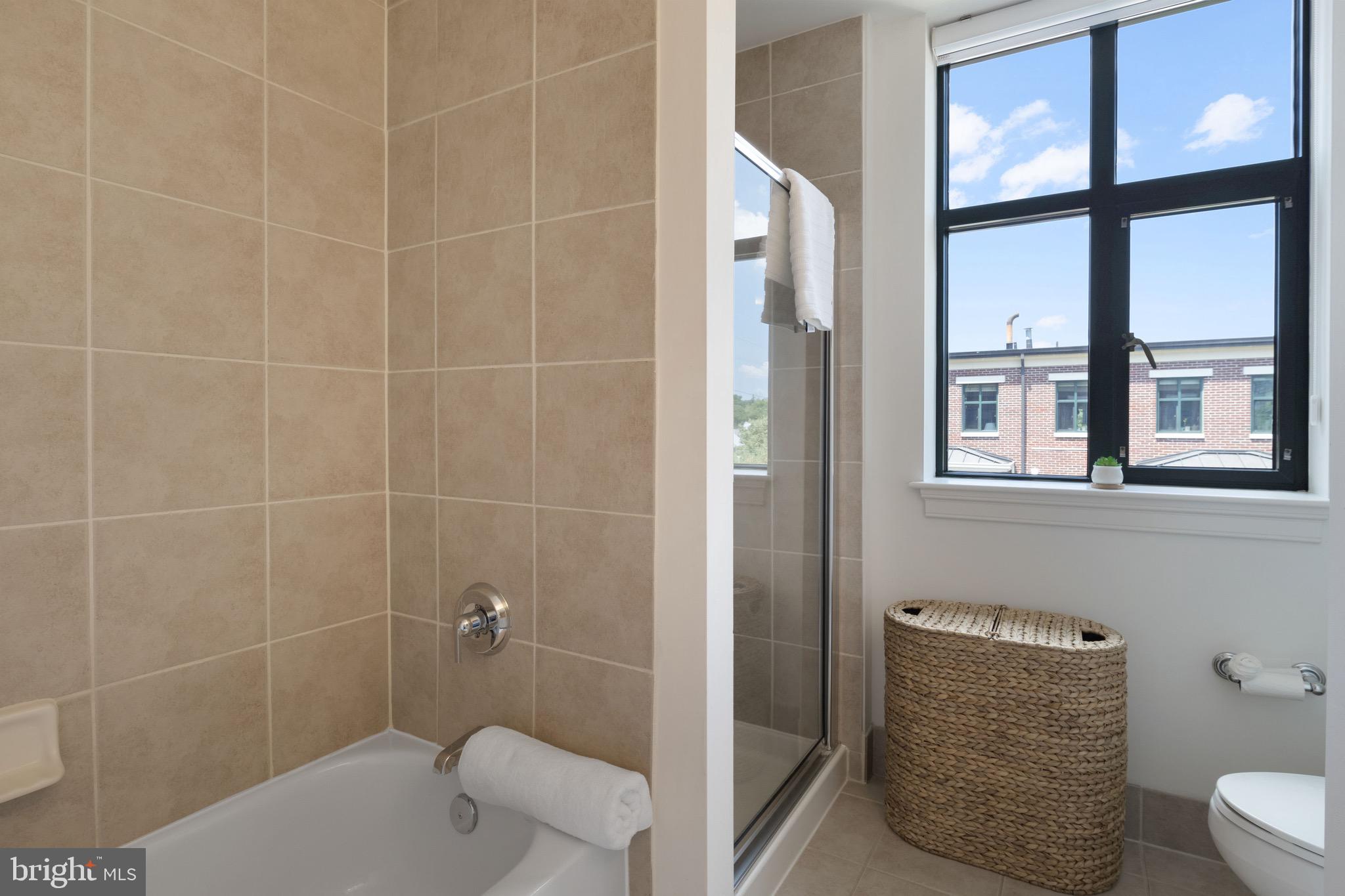 4750 41st Street Northwest Washington, DC 20016 - Photo 30 of 39 Third Floor Full Bath w/Separate Tub & Shower