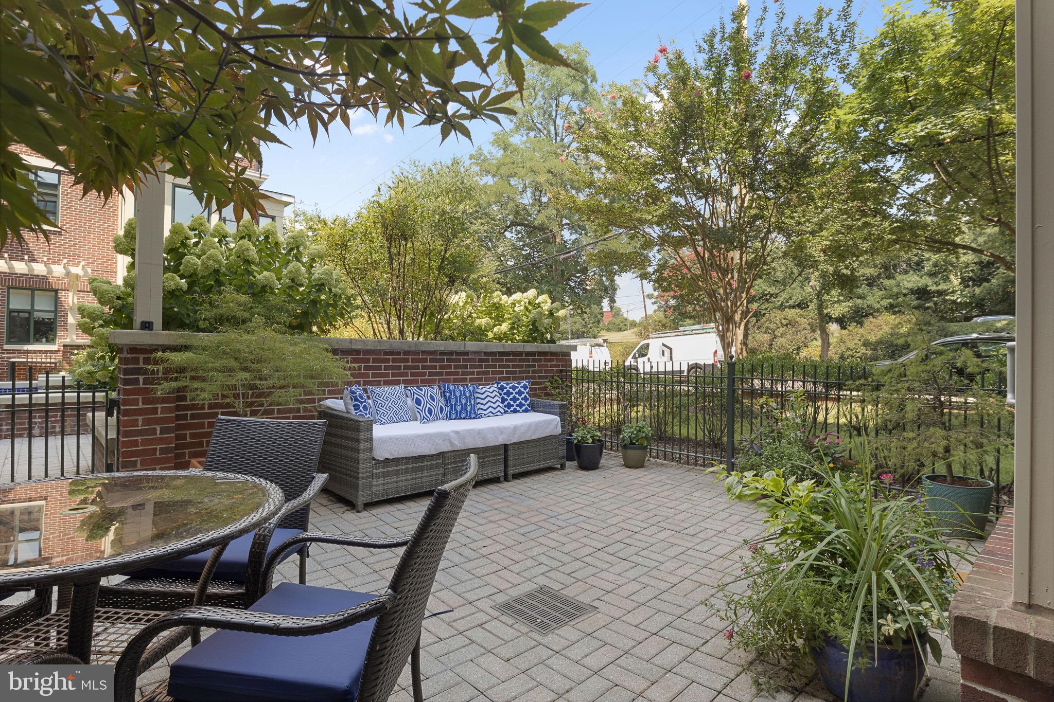 4750 41st Street Northwest Washington, DC 20016 - Photo 32 of 39 Charming Paver Patio Belonging to this Home