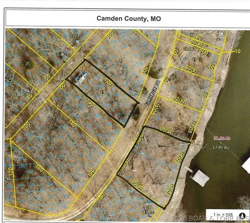 $76,000 | Lot 19-27 & 28 Elkridge Drive, Edwards, MO 65326