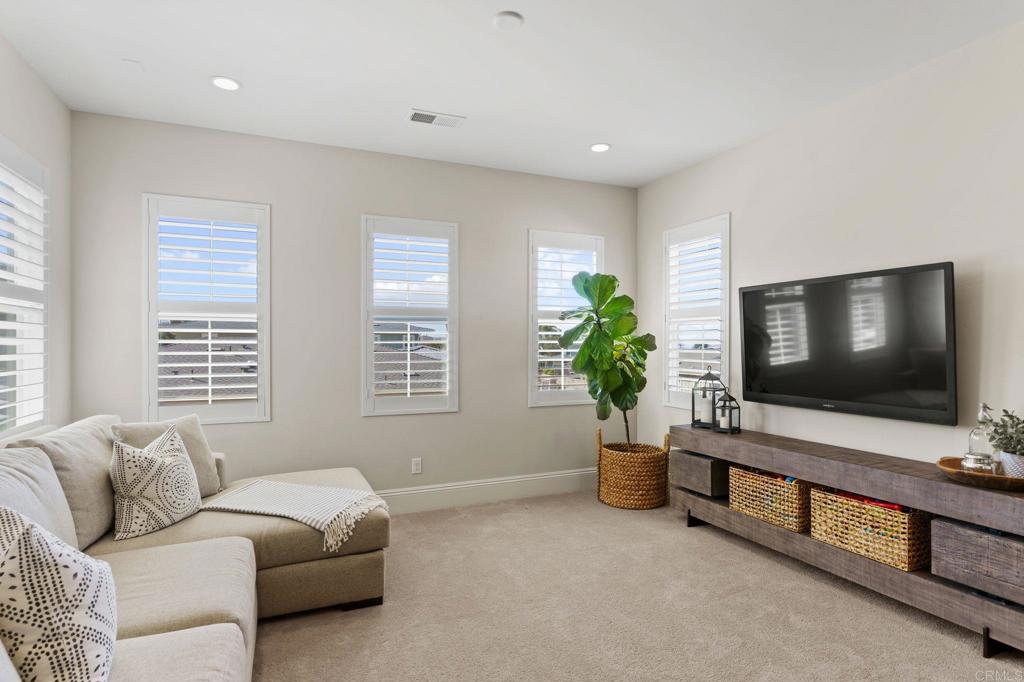 663 Polaris Drive Encinitas, CA 92024 - Photo 20 of 34 a living room with furniture and a flat screen tv
