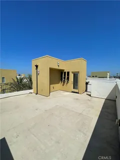 a view of a parking space in a patio