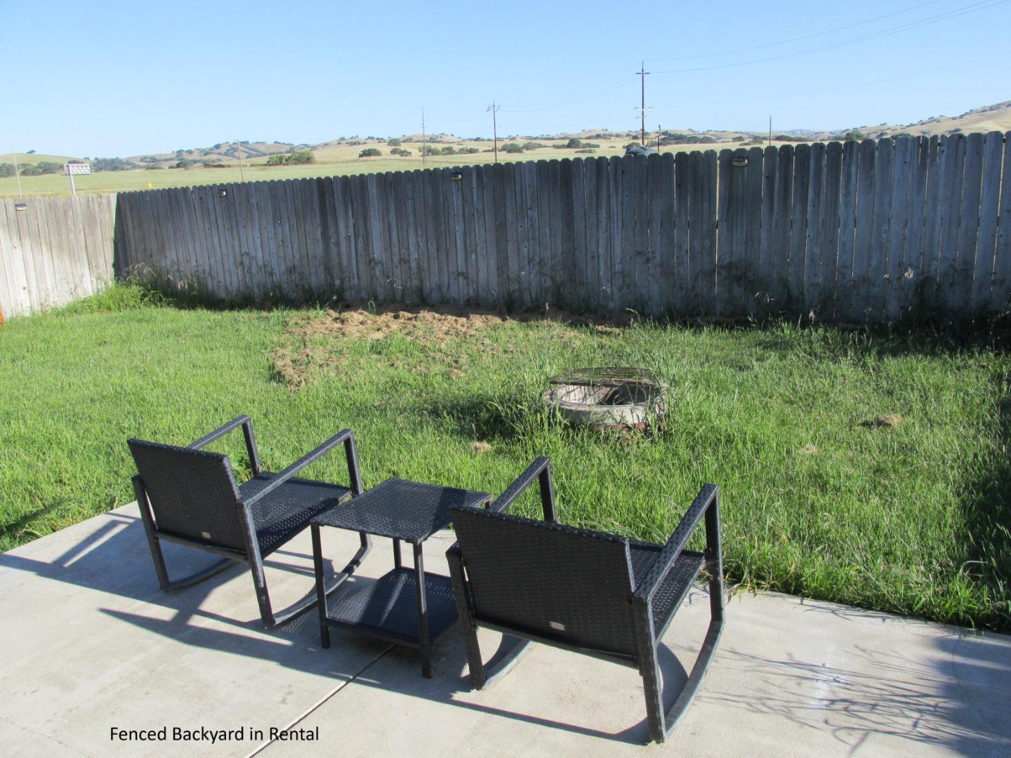 38780 Dinosaur Point Road Hollister, CA 95023 - Photo 22 of 34 a view of a backyard with furniture and a garden
