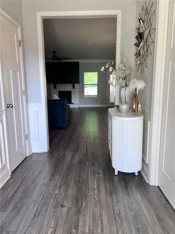 3370 Elkhorn Ridge Run Dacula, GA 30019 - Photo 4 of 29 wooden floor in an empty room with a window