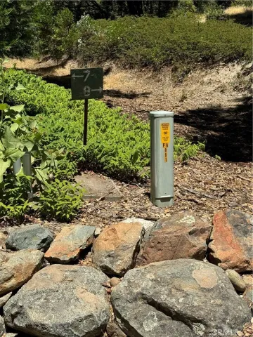 a view of a backyard of the house