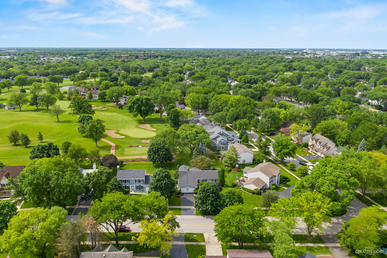 972 West Bauer Road Naperville, IL 60563 - Photo 24 of 32 an aerial view of residential houses with outdoor space and trees