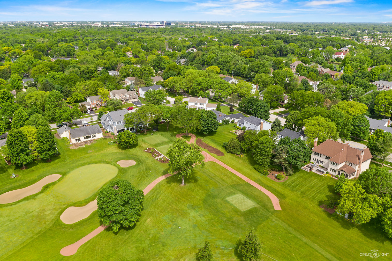 972 West Bauer Road Naperville, IL 60563 - Photo 31 of 32 a view of a lake with a houses