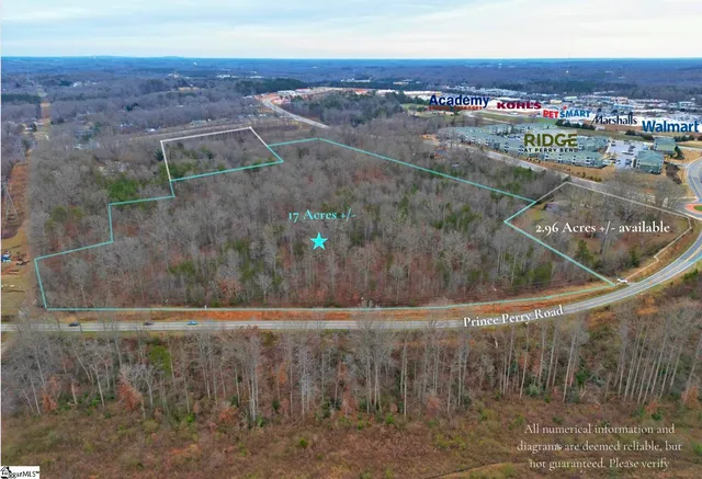 $1,615,000 | 0 Prince Perry Road, Unit HERTA STREET, Easley, SC 29640