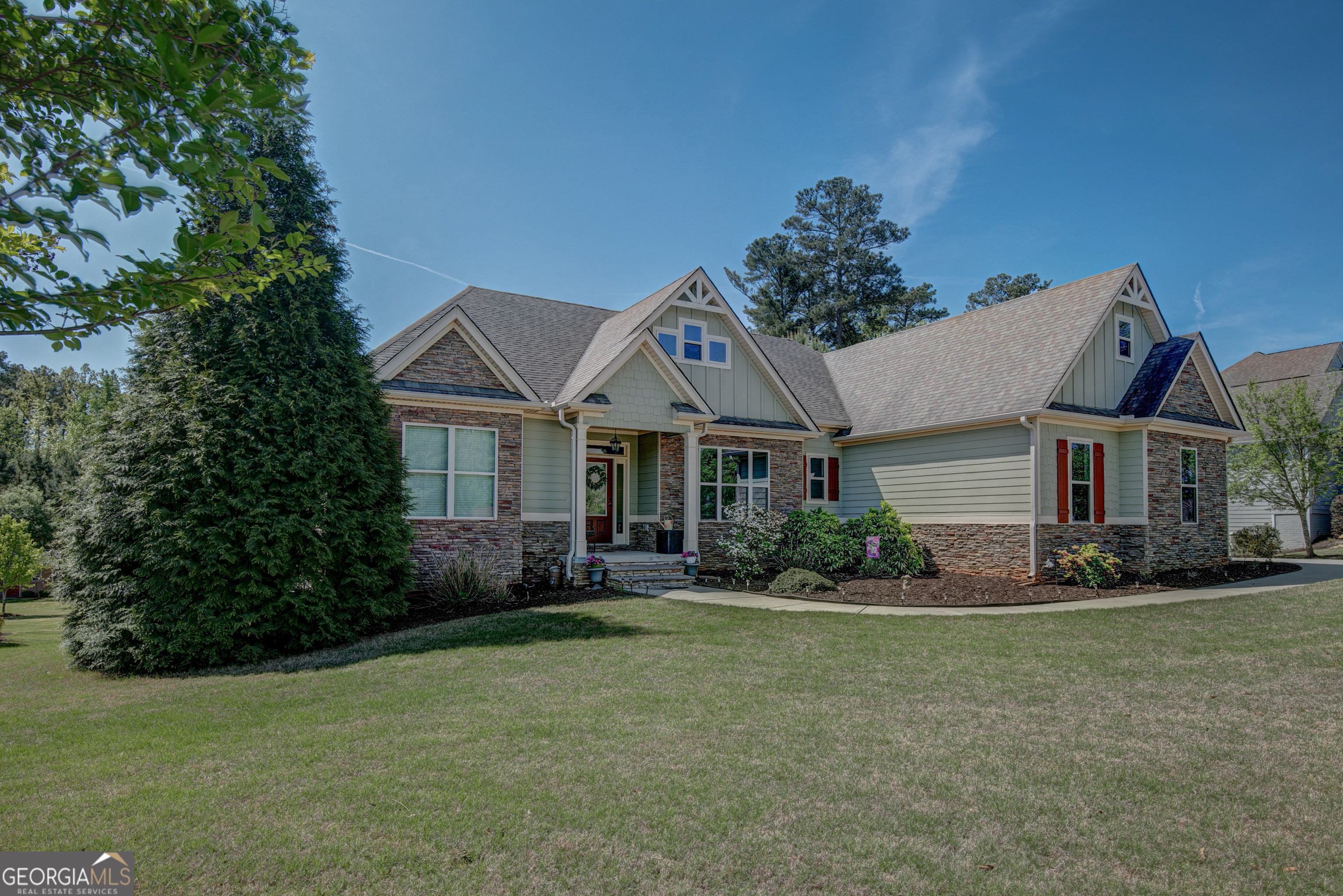 137 Kenmare Row Tyrone, GA 30290 - Photo 41 of 54 a front view of a house with a yard