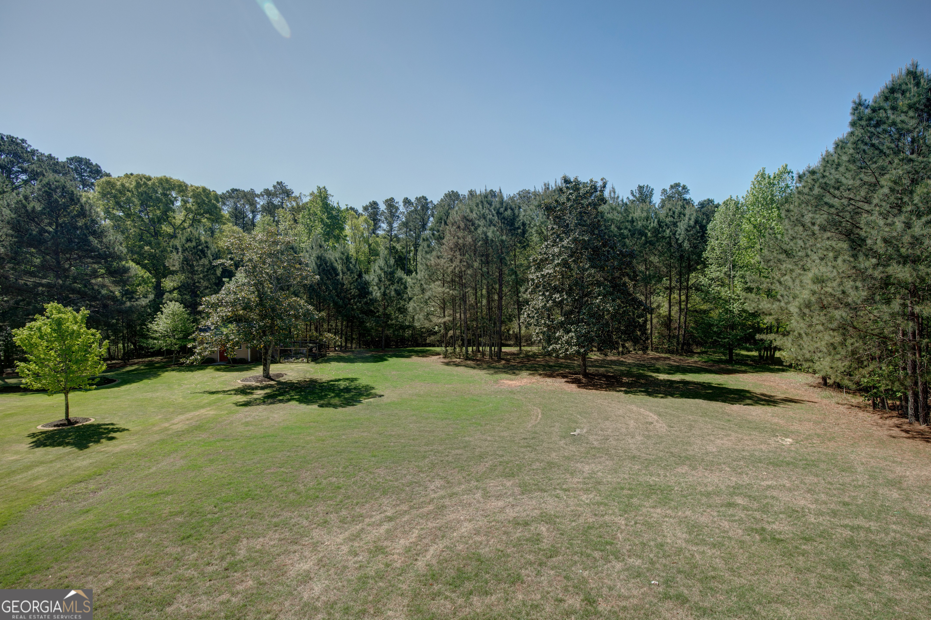 137 Kenmare Row Tyrone, GA 30290 - Photo 42 of 54 a backyard of a house with lots of green space