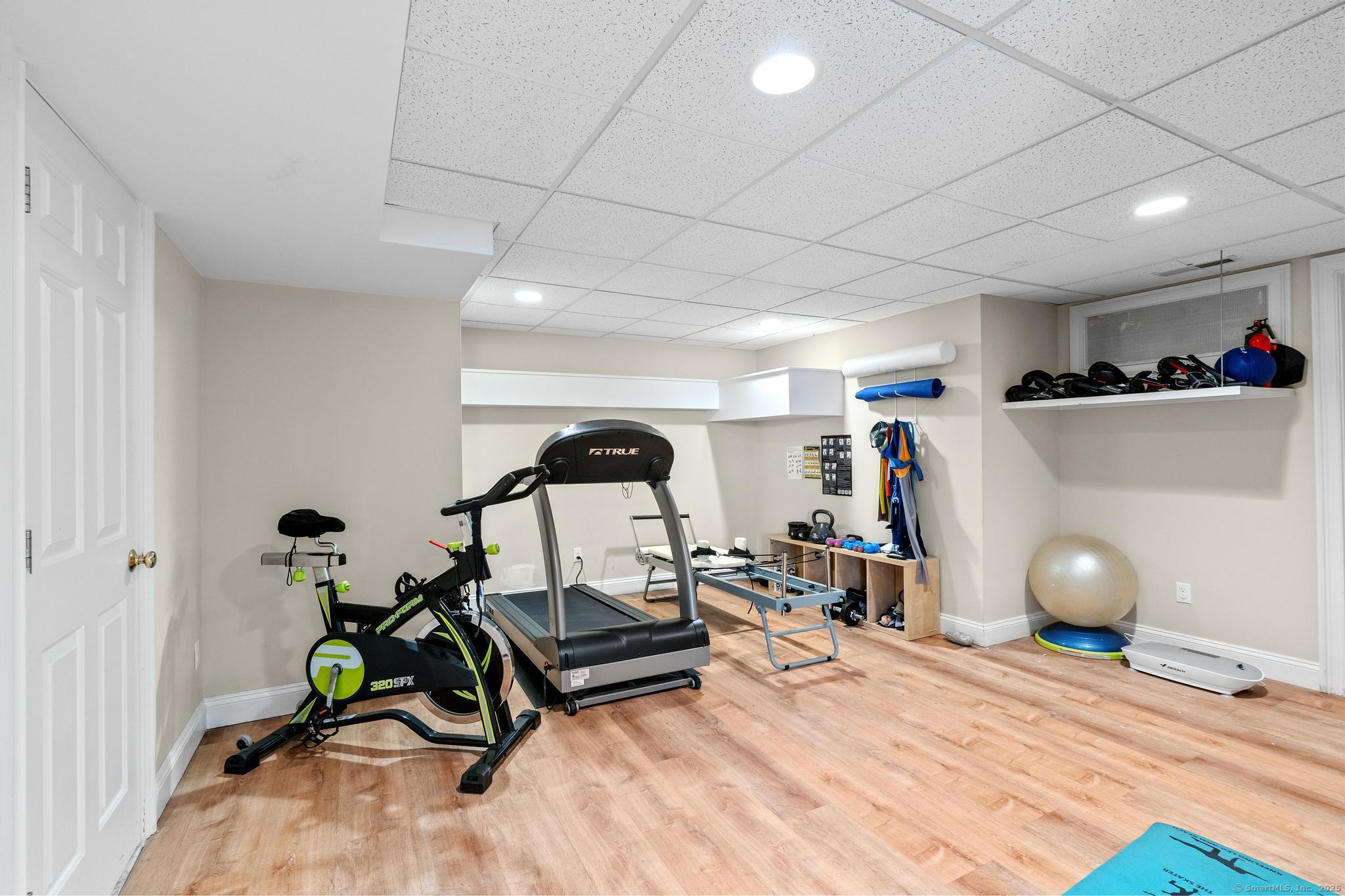 13 Orchard Hill Road Norwalk, CT 06851 - Photo 36 of 40 a view of a room with gym equipment