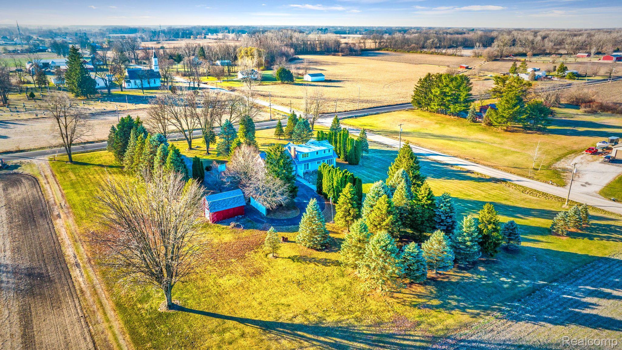 9212 West Albain Road Ida, MI 48140 - Photo 8 of 46 AERIAL VIEW