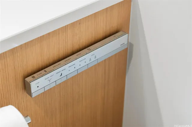 a view of a hallway with entryway