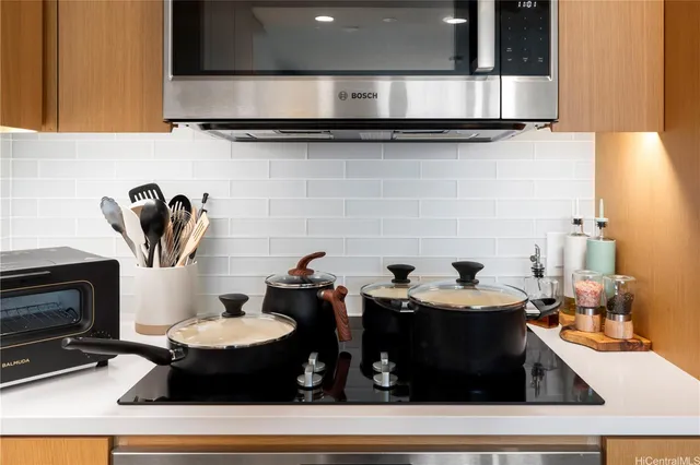 a building outdoor space with patio furniture