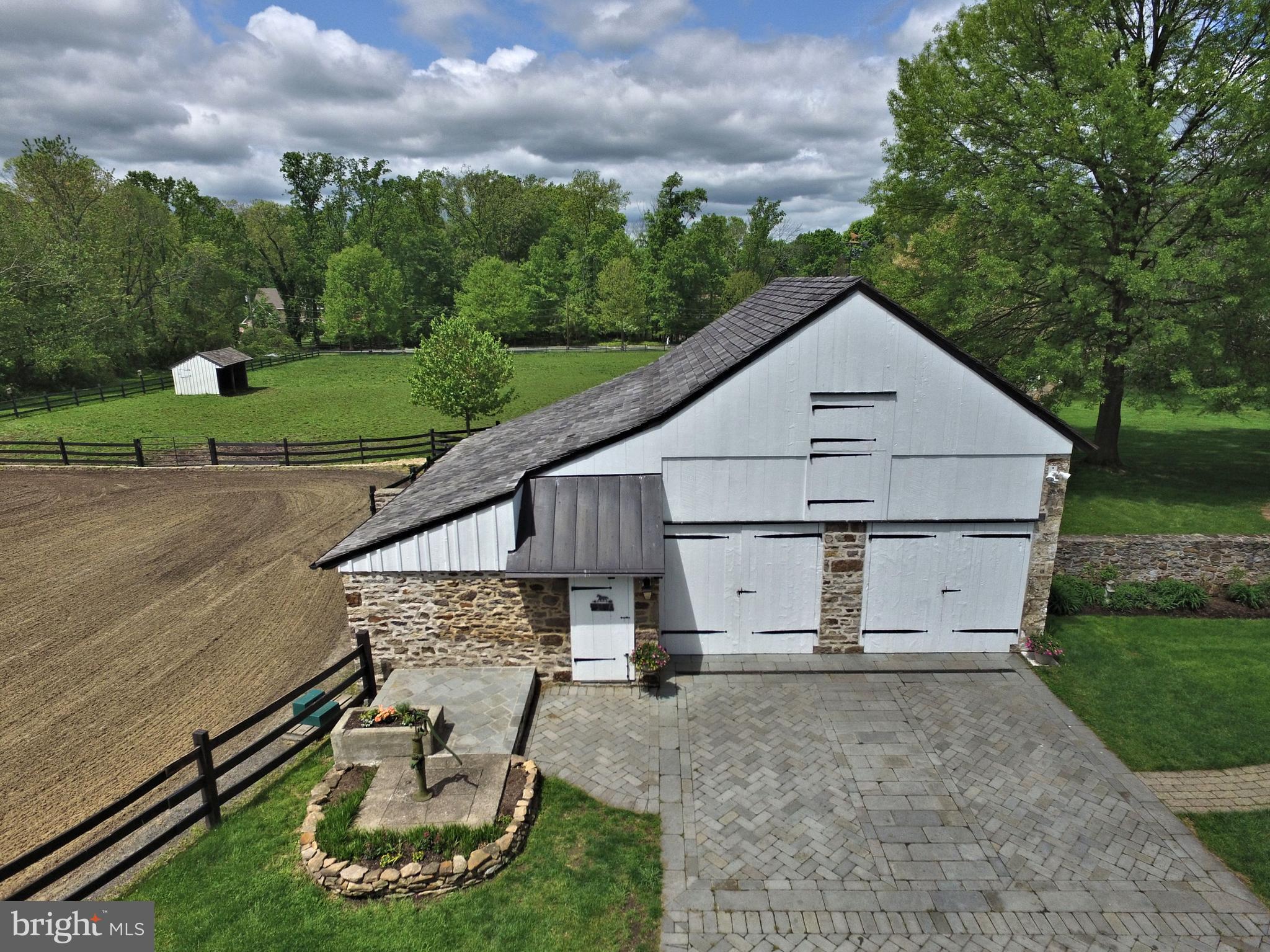3703 Church School Road Doylestown, PA 18902 - Photo 44 of 48 Ariel view barn