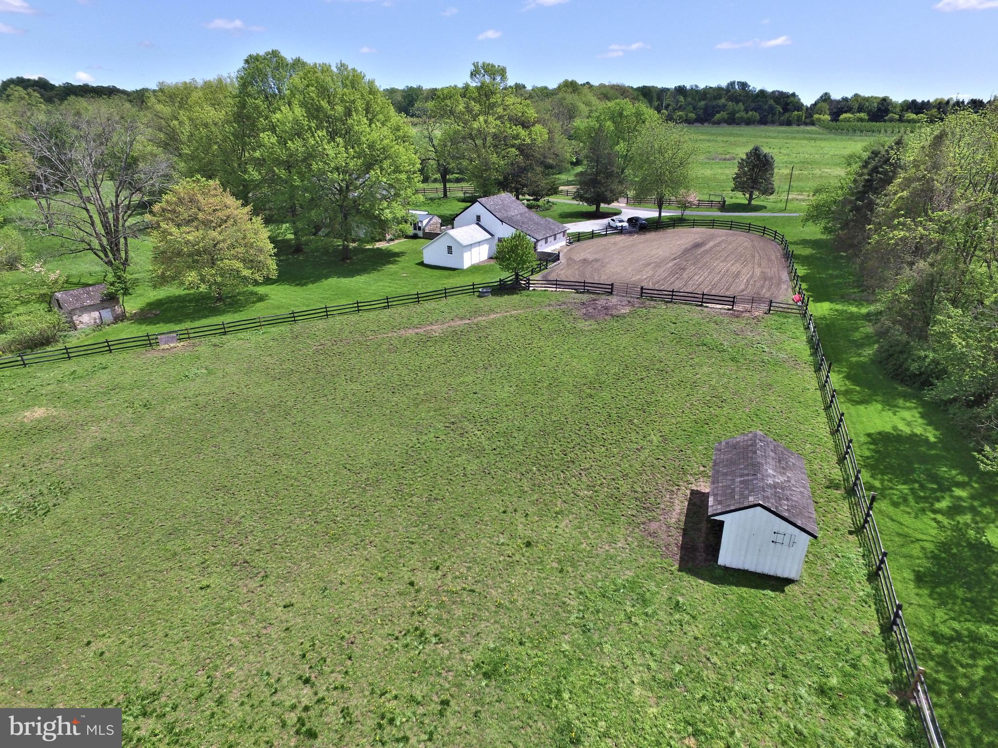 3703 Church School Road Doylestown, PA 18902 - Photo 46 of 48 Ariel view rear yard