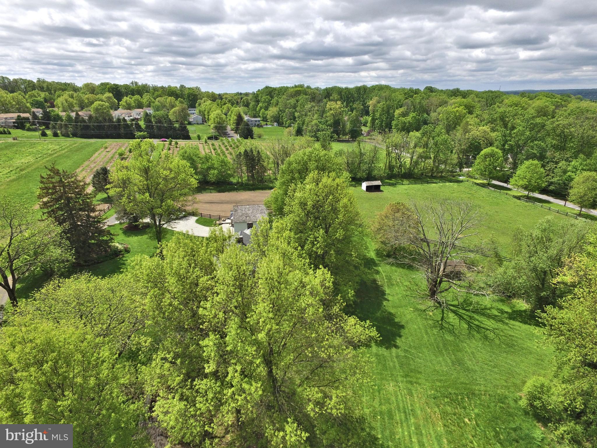3703 Church School Road Doylestown, PA 18902 - Photo 48 of 48 Ariel view both lots
