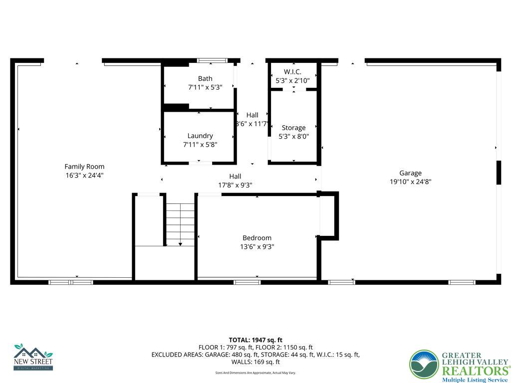 394 Manor Drive Nazareth, PA 18064 - Photo 43 of 44 a picture of a floor plan
