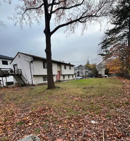 a view of outdoor space with garden