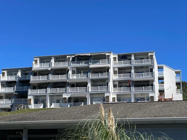 a view of a building with a lot of windows