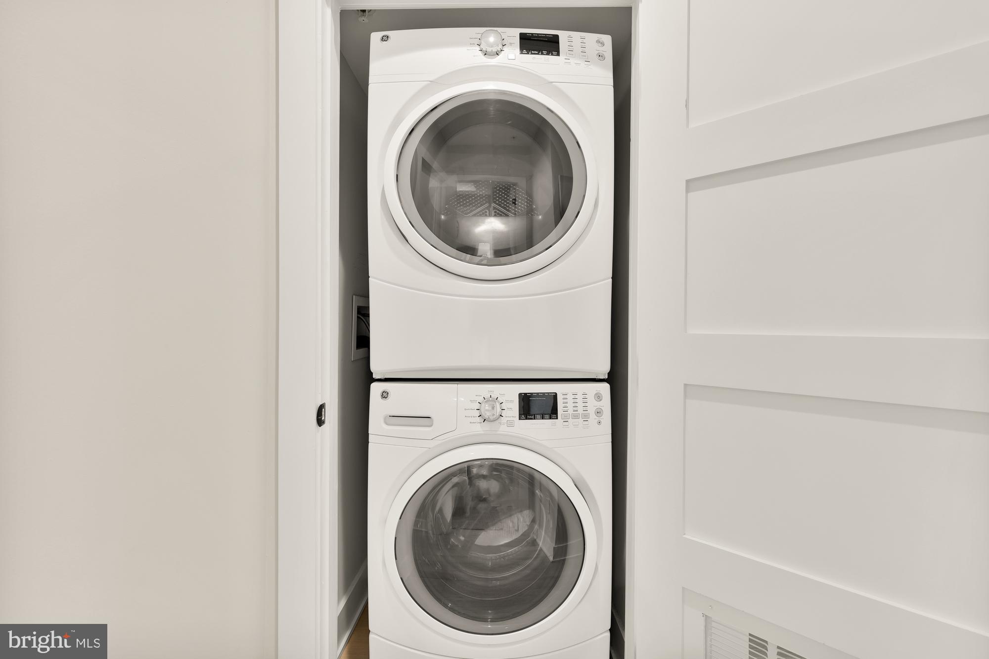 1747 T Street Northwest, Unit 4 Washington, DC 20009 - Photo 22 of 30 Full-size washer dryer in-unit