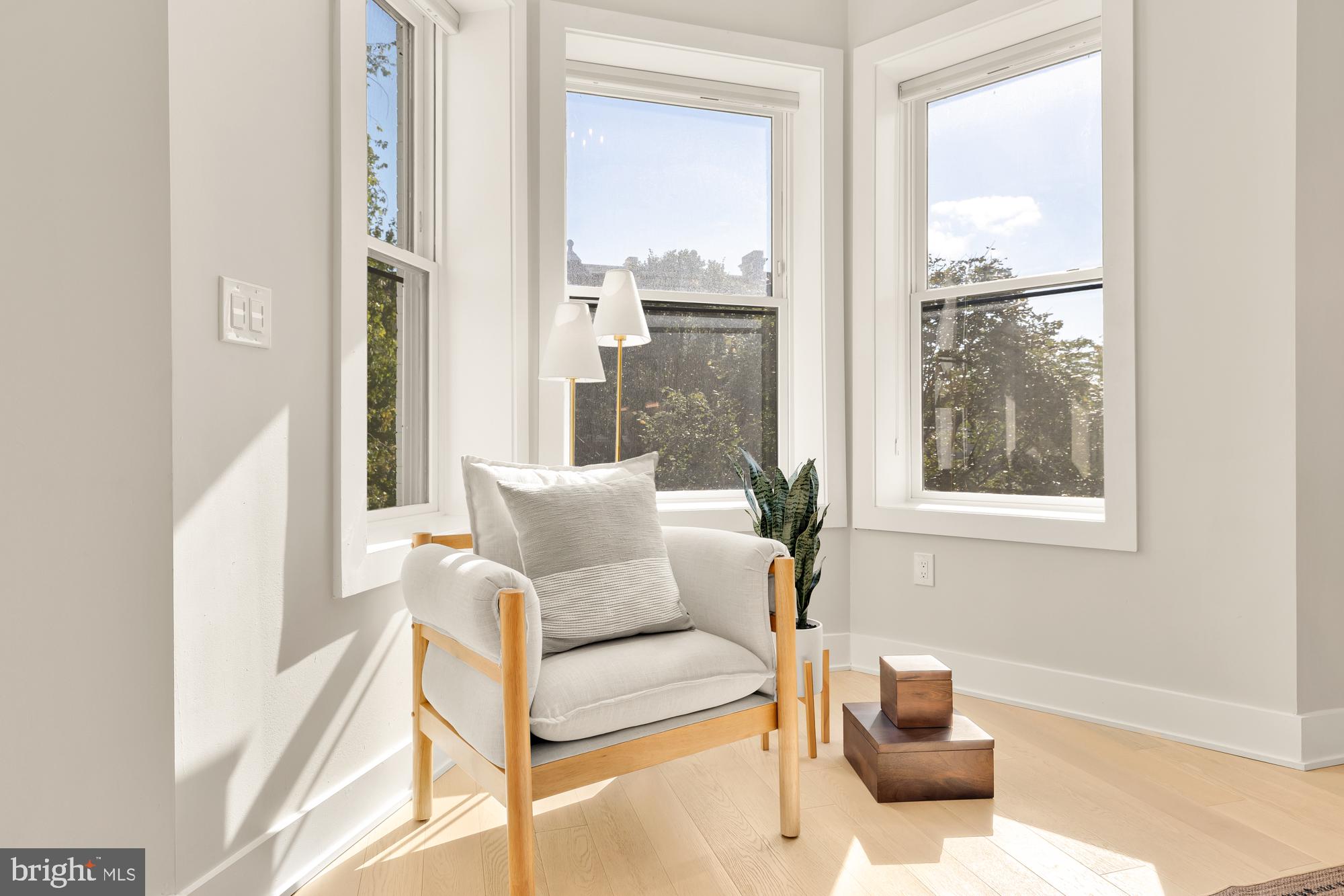 1747 T Street Northwest, Unit 4 Washington, DC 20009 - Photo 6 of 30 South-facing windows flood the home with light