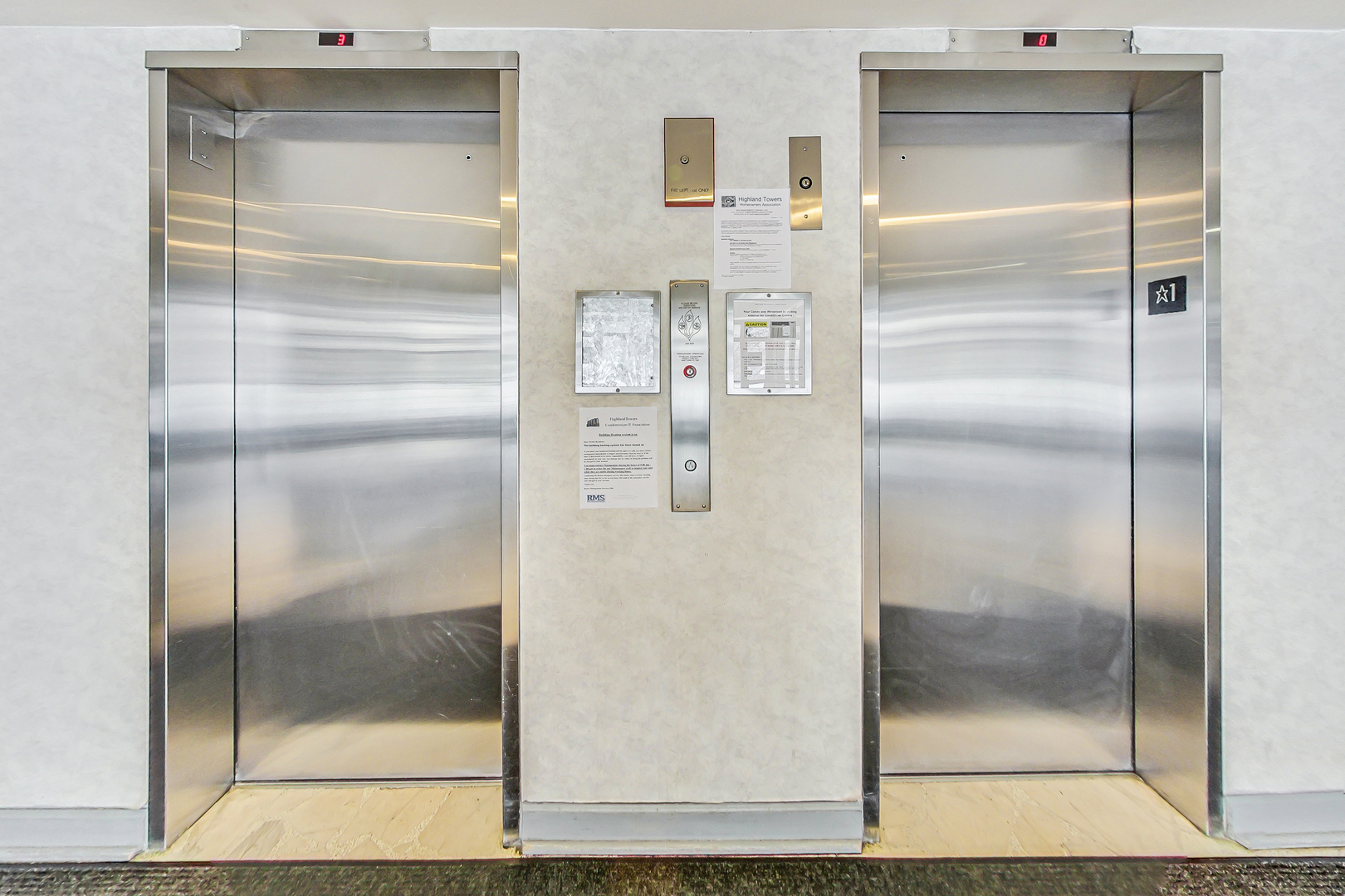 8809 West Golf Road, Unit 8I Niles, IL 60714 - Photo 3 of 27 a bathroom with a glass shower door