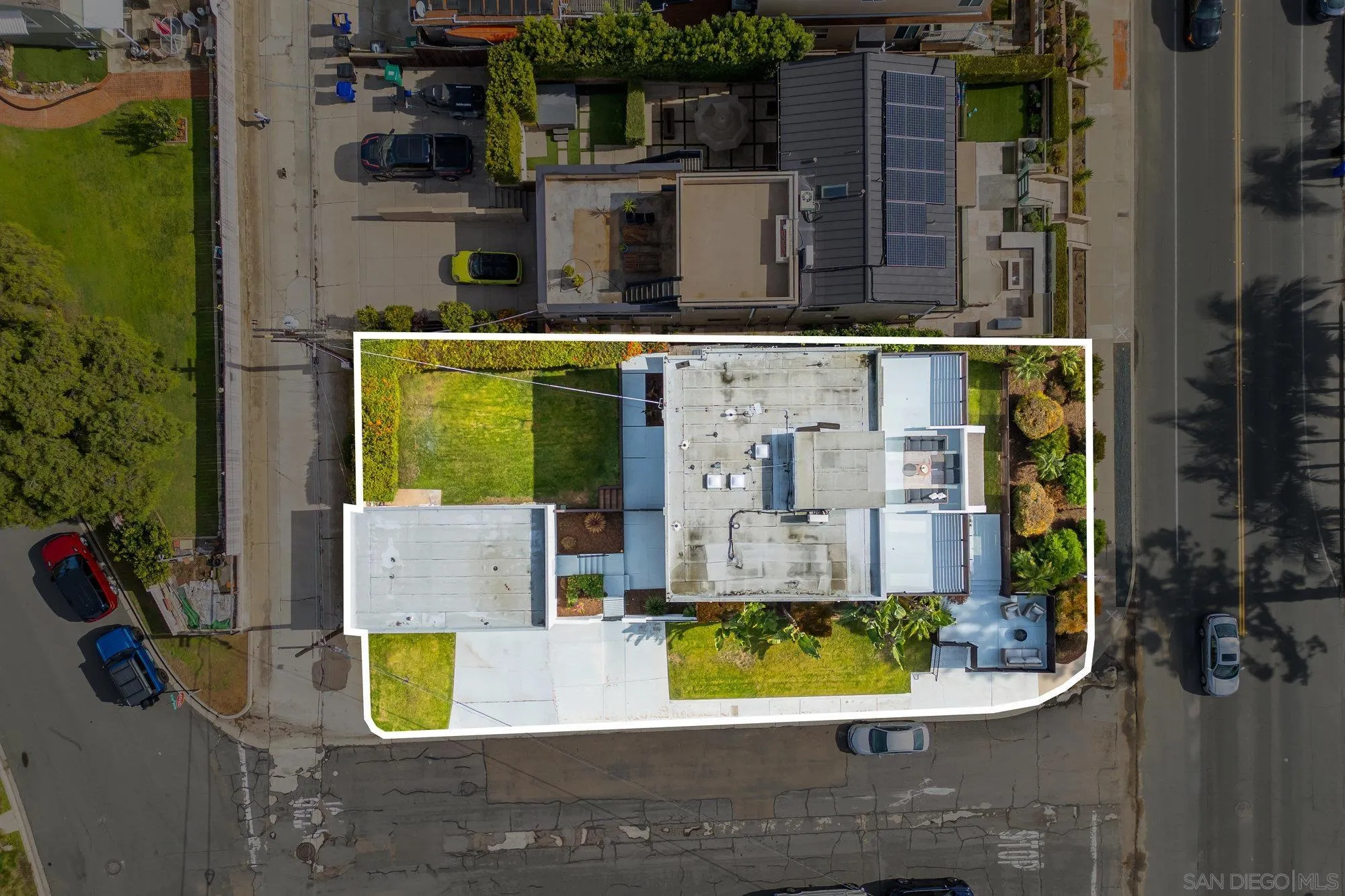 1712 Beryl Street San Diego, CA 92109 - Photo 36 of 37 aerial view of a house with swimming pool