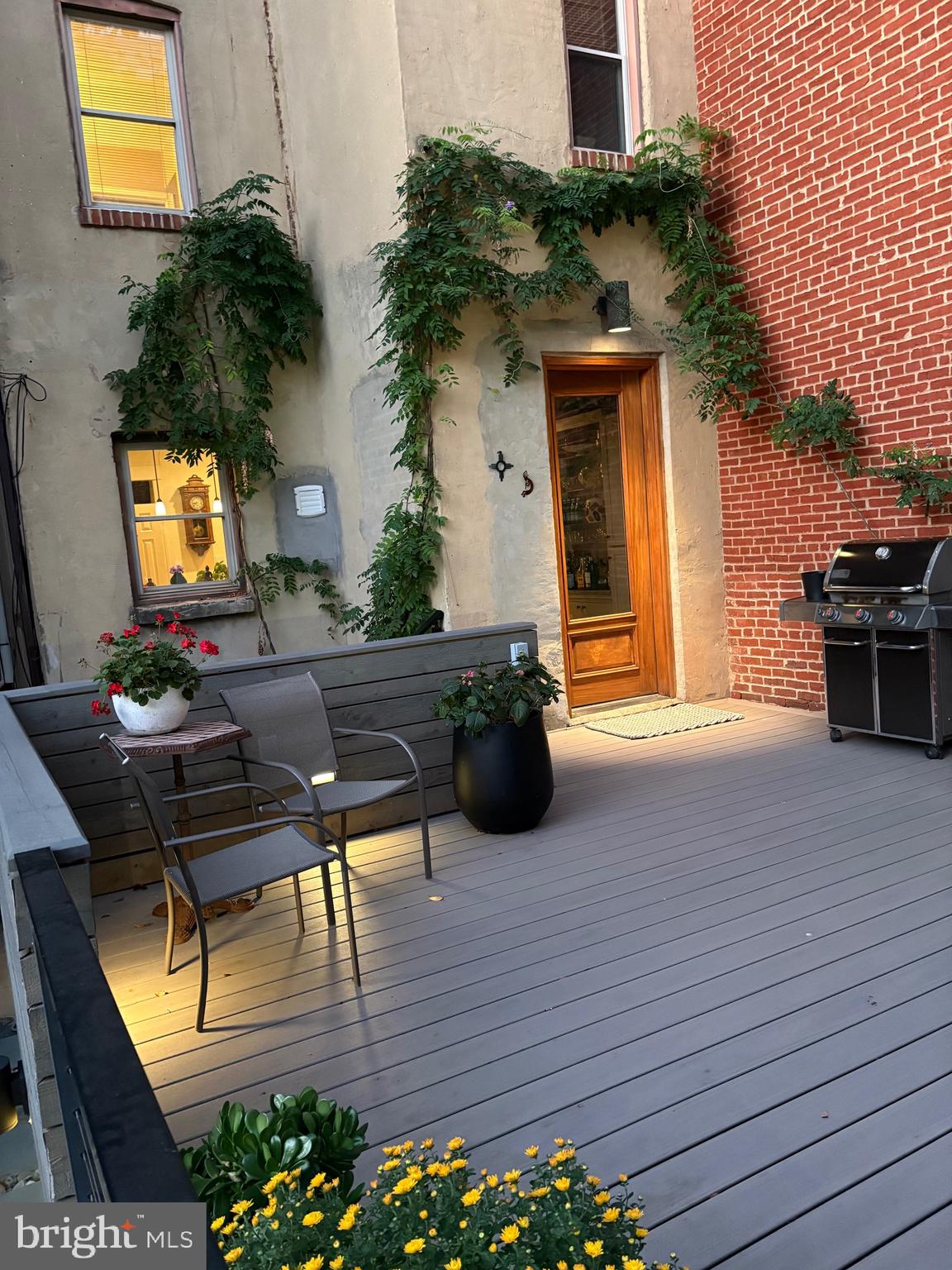 1420 Q Street Northwest Washington, DC 20009 - Photo 24 of 88 Evening on the deck is a perfect city respite