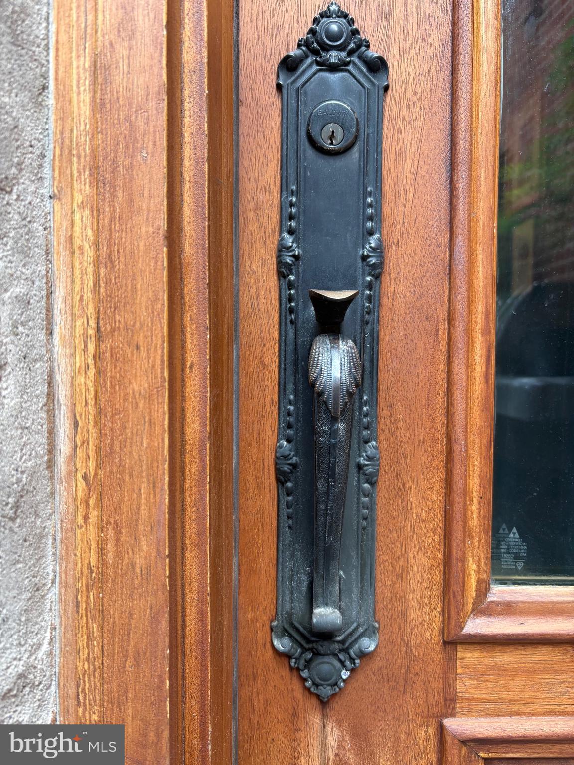 1420 Q Street Northwest Washington, DC 20009 - Photo 25 of 86 Rear door hardware