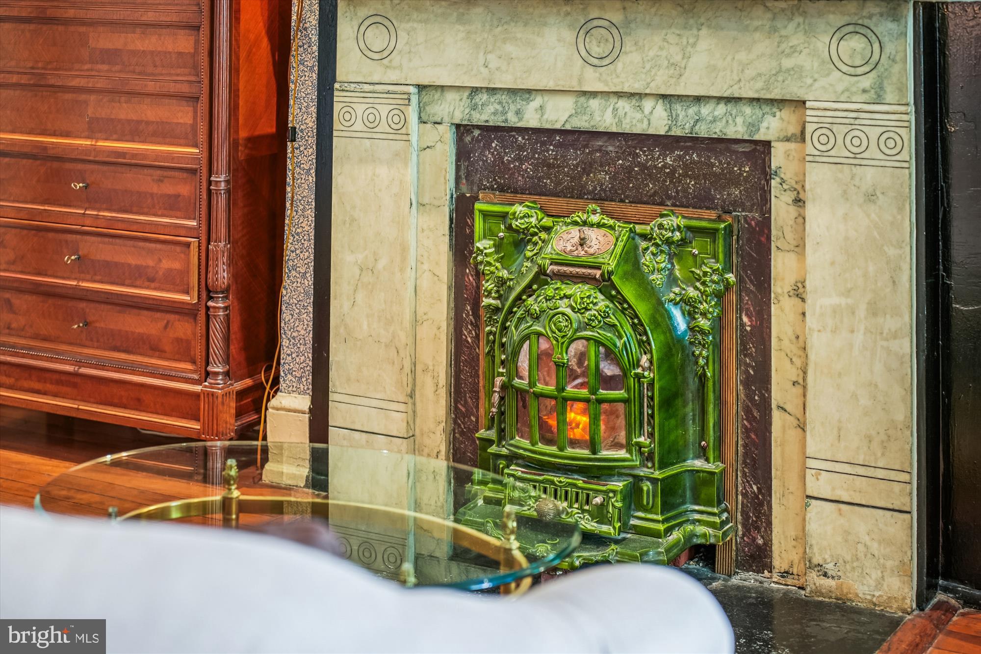 1420 Q Street Northwest Washington, DC 20009 - Photo 76 of 88 Decorative 19th C. enameled French FP insert - PBR