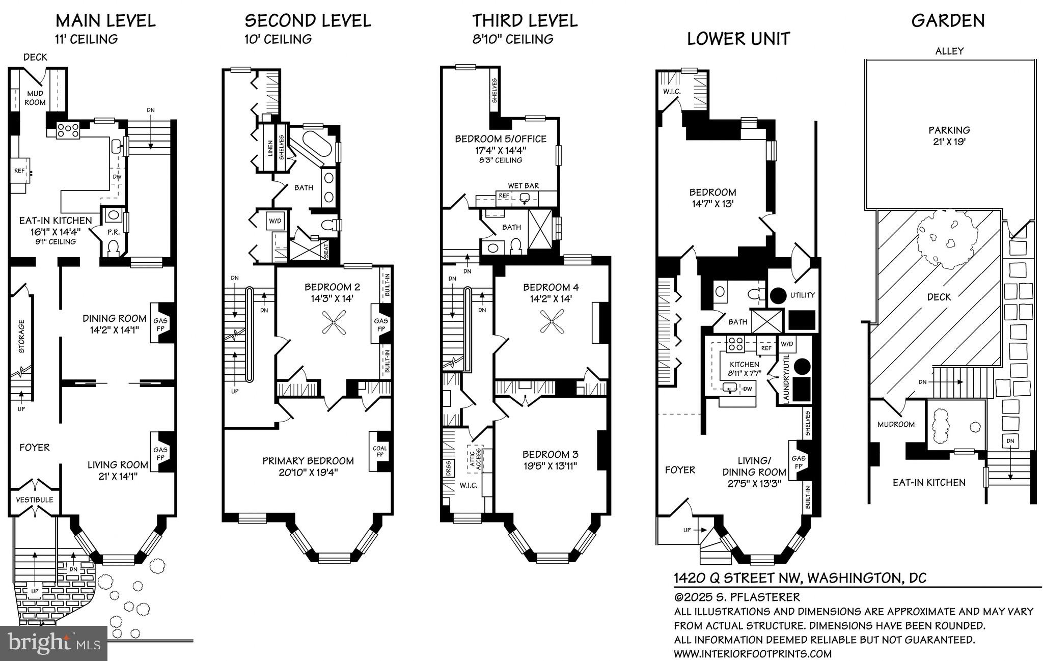 1420 Q Street Northwest Washington, DC 20009 - Photo 86 of 86 Floor plans