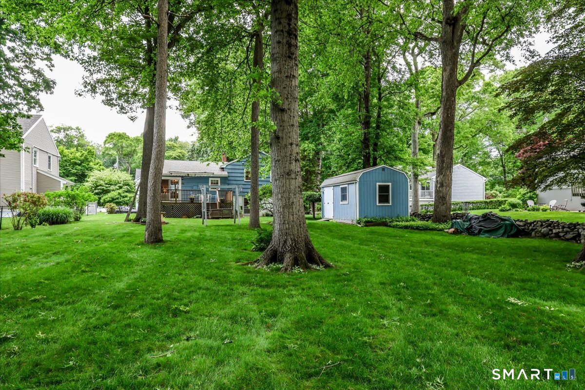 75 Centerbrook Road Fairfield, CT 06824 - Photo 38 of 39 back yard looking toward house