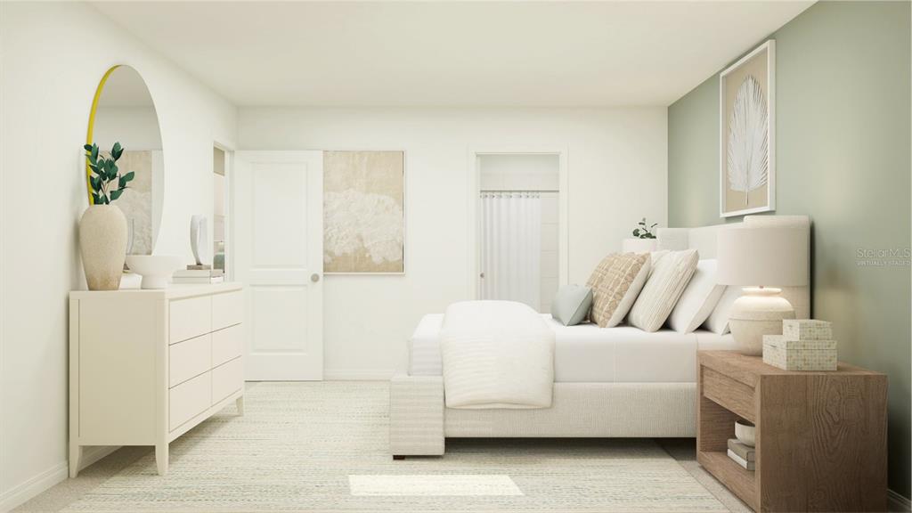 2134 Lasso Loop Eagle Lake, FL 33839 - Photo 14 of 21 a bedroom with a bed and a couch