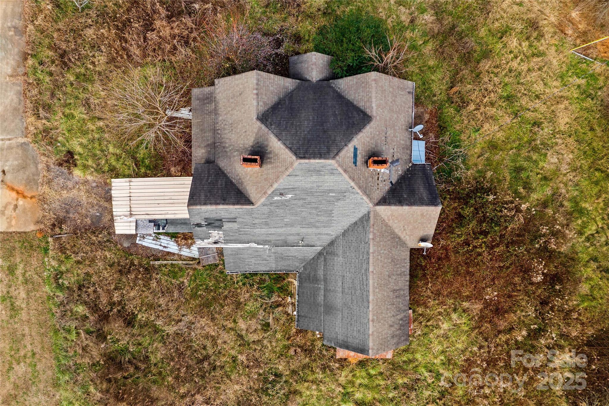 1091 Midway Road Statesville, NC 28625 - Photo 26 of 26 a aerial view of a house with large trees and plants