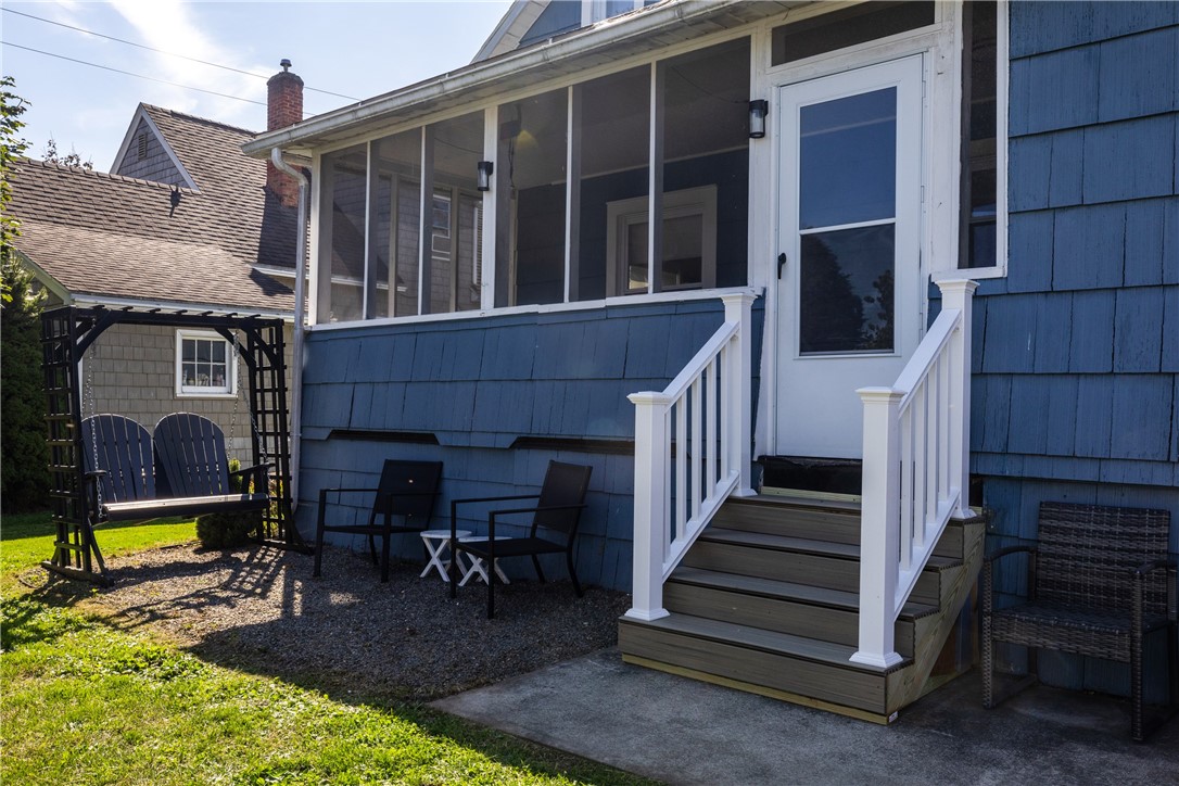 174 Fuller Avenue Corning, NY 14830 - Photo 38 of 46 Stairs to back yard