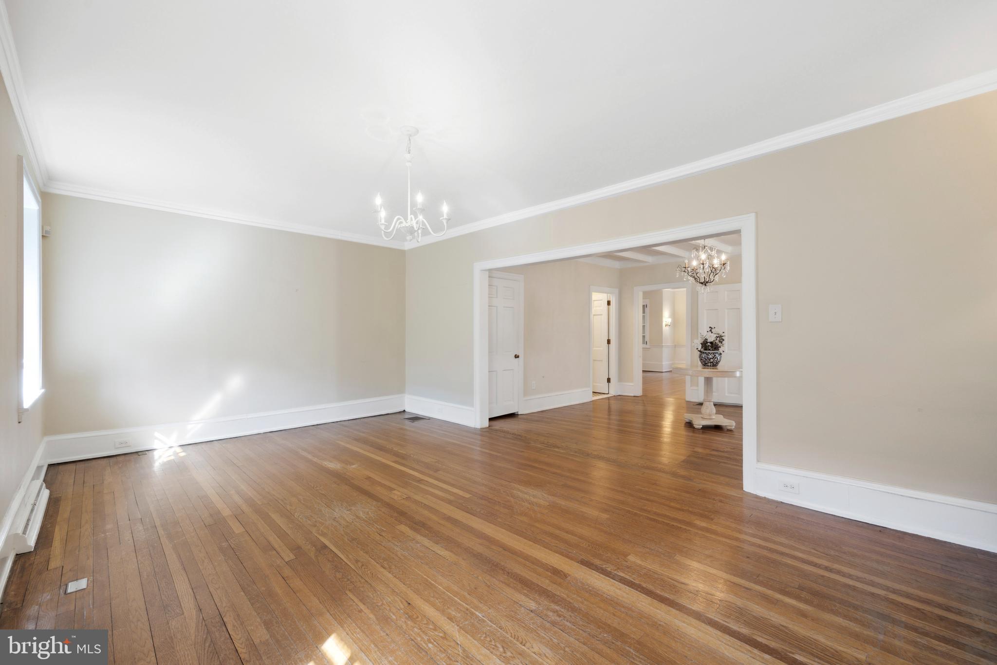 105 Woodside Road Ardmore, PA 19003 - Photo 12 of 59 Dining room looking into the foyer