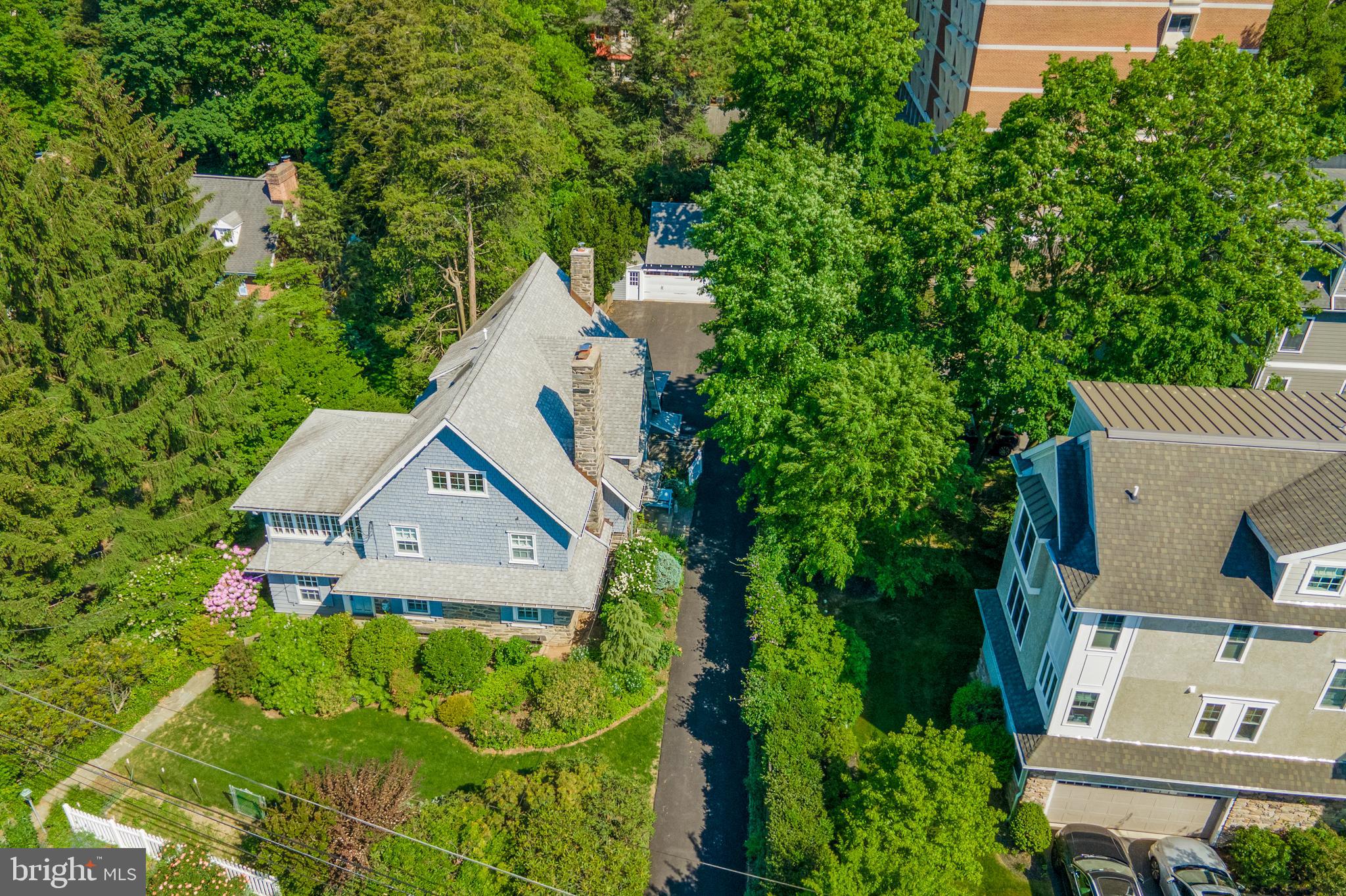 105 Woodside Road Ardmore, PA 19003 - Photo 55 of 59 Aerial View