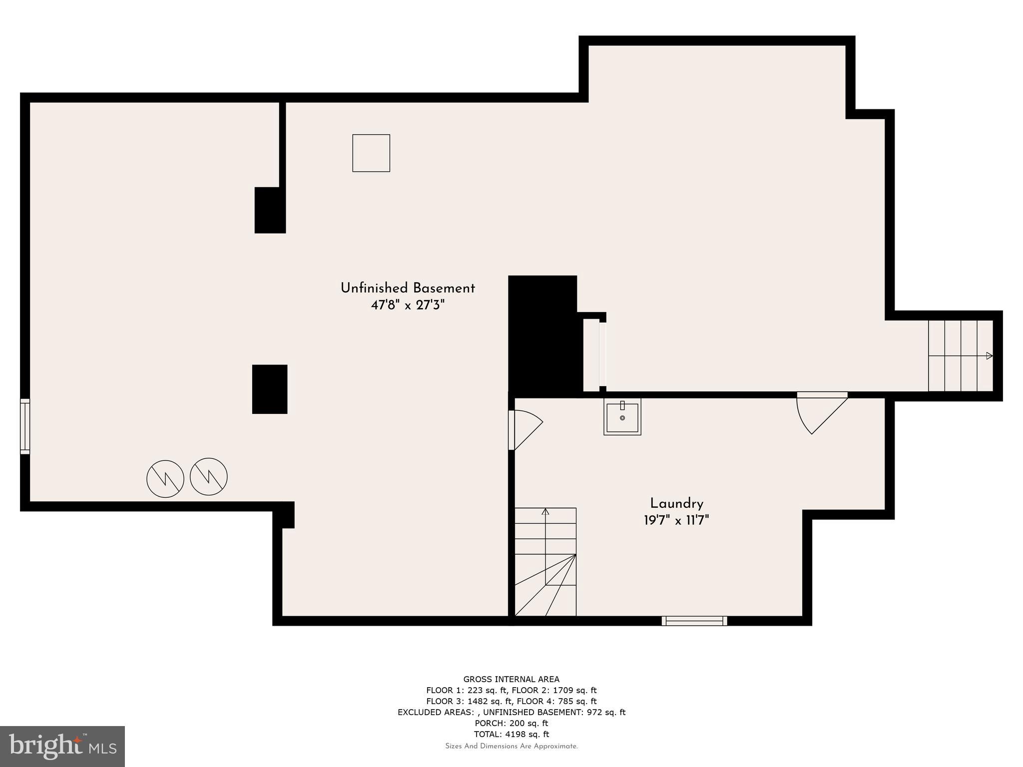 105 Woodside Road Ardmore, PA 19003 - Photo 59 of 59 Basement Floor Plans