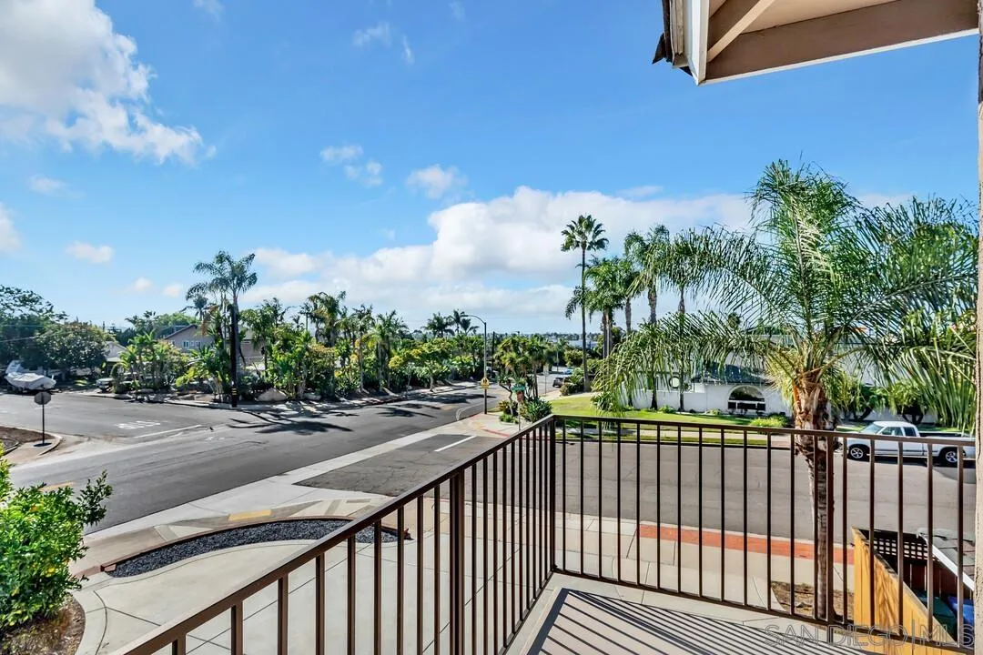 4502 Milton Street San Diego, CA 92110 - Photo 22 of 51 a view of a street from a balcony